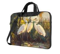 Three Herons - Funda acolchada para laptop de 15.6 pulgadas, para mujeres y hombres
