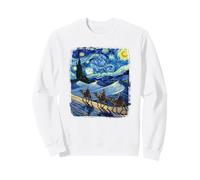 Three Kings Christmas Wise Men Holiday Van Gogh Starry Night Sudadera