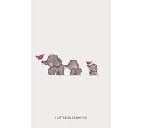 Three Little Elephants - lined notebook