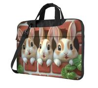 Three Little Rabbits - Funda acolchada para laptop de 15.6 pulgadas, para mujeres y hombres