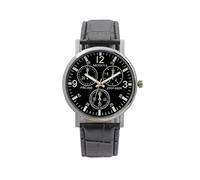Three Men Watch Belt - Reloj para hombre, cristal azul, reloj calculadora, negro, One Size