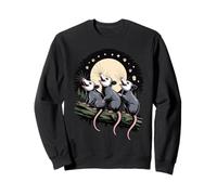 Three Opossums Howling at The Moon Possum Lover Sudadera