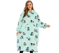 THREE POODLE Sudadera Manta con Capucha, Sudaderas Oversize Bata Manta Polar Mujer Para Niños, Sudadera con Capucha Ultra Suave y Cálida, Sudadera para Mujer, Hombre y Niño, Regalo