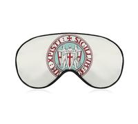 Three Templars Warrior Crusader Viking Eye-Patch - Antifaz para dormir para hombres, mujeres, adolescentes, niños, para dormir por la noche, comodidad para viajes, yoga, siesta