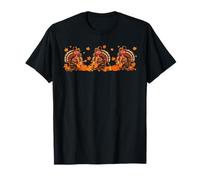 Three Thanksgiving Turkeys Playing Cello Instrumentist Camiseta