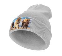 Three Tigers - Gorro suave para hombre, gorro de invierno cálido y holgado para mujer