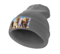 Three Tigers - Gorro suave para hombre, gorro de invierno cálido y holgado para mujer