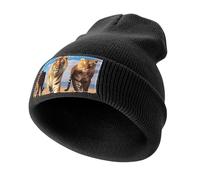 Three Tigers - Gorro suave para hombre, gorro de invierno cálido y holgado para mujer