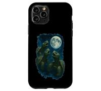Three Tortoises Howling At The Moon 3 Turtle Moon Carcasa para iPhone 11 Pro