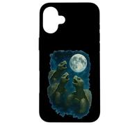 Three Tortoises Howling At The Moon 3 Turtle Moon Carcasa para iPhone 16 Plus