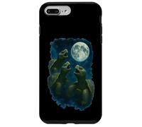 Three Tortoises Howling At The Moon 3 Turtle Moon Carcasa para iPhone 7 Plus/8 Plus