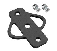 Three Way Trailer Hitch Adapter, Three Way Steel Trailer Hitch Adapter, ATV Hitch Attachments with 2 Bolts, Black Coated Multifunctional Receiver Hitch, Golf Cart Trailer Hitch Adapter