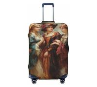 Three Witches in The Forest Autumn Leaves - Fundas elásticas para equipaje de viaje, a prueba de polvo, resistente a los arañazos, protector de maleta de 22 a 24 pulgadas