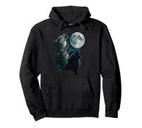 Three Wolves Howling At The Moon 3 Wolf Moon Sudadera con Capucha