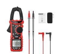 ThreeH Pinza Amperimétrica Digital AC/DC Corriente AC Voltaje Condensador Diodo Medida True RMS Auto Rango 4000 Contadores Multímetro Conmutación Automática de la Luz de Fondo en Color Dual