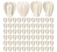 Threehoney 72 Pcs Easter Miniature Angel Figurine Mini Resin Figure Small Figurines Angel Decor for Indoor Outdoor Home Micro Landscape Garden Potted Table Cake Decoration