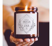 ThreeKin Warm Hugs Scented Candles for Home Natural Soy Wax Relaxing Aromatherapy Gifts Essential Oils Scented LongLasting