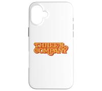 Three's Company Retro TV Show Logo Carcasa para iPhone 16 Plus
