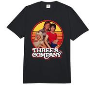 Three's Company Roommates & 1980's Sunset Comfort Colors Adult Heavyweight T-Shirt