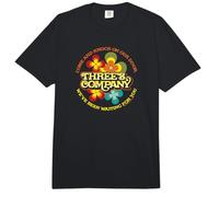 Three's Company TV Show Vintage Floral Graphic Comfort Colors Adult Heavyweight T-Shirt