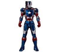 ThreeZero - Figura de acción Marvel Infinity Saga Iron Patriot Deluxe Escala 1/12 (Red)