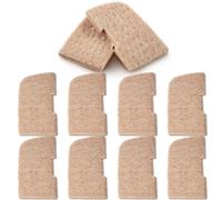 Threlaco Paquete de 10 almohadillas de repuesto compatibles con 307/407/306/406, filtro de acuario (blanco)