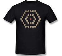Thrice-Palms Black Funny tee Unisex 100% Cotton Short-Sleeve T-Shirts Black XL