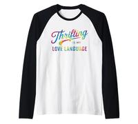 Thrifting es mi lenguaje de Amor prosperando Camiseta Manga Raglan