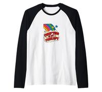 Thrifting es mi Terapia Compras Vintage Camiseta Manga Raglan