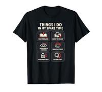 Thriller Reader Cosas Que Hago en mi Tiempo Libre Amante de los Libros Camiseta