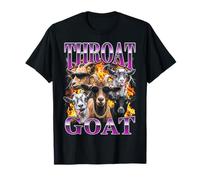 Throat Goat Funny Adult Humor Bootleg Y2K Graphic Camiseta