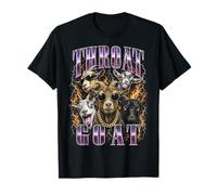 Throat Goat Funny Adult Humor Bootleg Y2K Graphic Camiseta