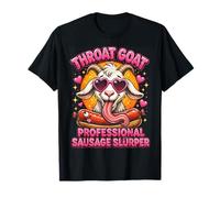 Throat Goat Professional Sausage Slurper Novelty Stag Party Camiseta