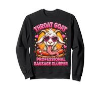 Throat Goat Professional Sausage Slurper Novelty Stag Party Sudadera