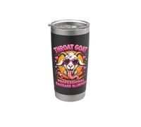 Throat Goat Professional Sausage Slurper Novelty Stag Party Vaso térmico de acero inoxidable de doble pared