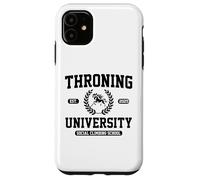 Throning Universidad Cultura Sátira Social Escalada Flex Carcasa para iPhone 11