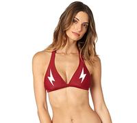 Throttle Maniac Fixed Halter Dark Red