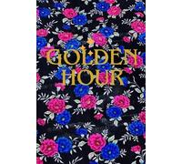 Through the Blossom's Eyes: 6x9 Inch Softcover Notebook with Black Floral Cover, 120 Pages, Dot Grid
