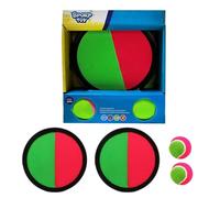 Throw and Catch Balls Set, Ball Catch Game, 9.06x7.87x2.36 inches, Sports Sticky Toy with Sturdy Material, Ideal for Backyard, Outdoor Camping, Travel, Parent-Child Fun, Green/Red