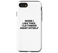 Throw Away Myself Timon Athens Shakespeare Jugar Cita Carcasa para iPhone SE (2020) / 7/8