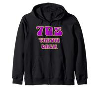 Throw Back de los 70 Sudadera con Capucha