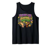 Throw Me Something Mister Beads Carnival Mardi Gras Party Camiseta sin Mangas