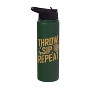 Throw Sip Repeat - Divertido lanzador de hachas Stainless Steel Insulated Water Bottle