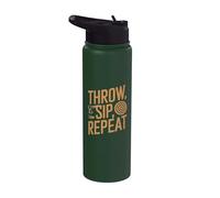 Throw Sip Repeat - Divertido lanzador de hachas Stainless Steel Insulated Water Bottle
