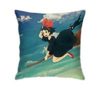 Throwing Pillow Cases Pillow Cases Bedside Decor Cushion Covers Home Decor-kiki's Delivery Service Little Witch 18"x18" AA-16447