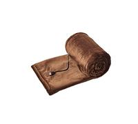 THRST Manta térmica USB, control inteligente, ajuste de temperatura multinivel, lavable portátil de 5 V (color: marrón, tamaño: 140 x 80 cm)