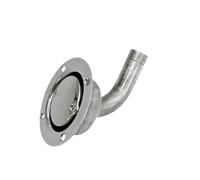 Thru Hull Exhaust Skin - Stainless Steel Breather Vent Port, Marine Hose Connector Outlet, Exhaust Hardware Fitting Structure | For Ship Kayak Yacht Marine EngineExhaust Ventilation Installation