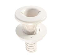 Thru Hull Fitting, Marine Plumbing Connector, Straight Floor Drain for Boats Yachts Kayak Deck Drainage Supply System Waterproof Installation for Outdoor Watercraft Repair Access Hatch Bilge Line