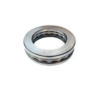 Thrust Ball Bearings Chrome Steel One-Way Rolling Direction (4pcs, silver)