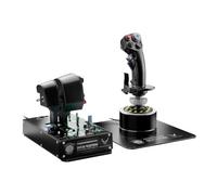 Thrustmaster Hotas warthog MKII - Réplica oficial U.S. Air Force - PC | Réplica con licencia del A-10C a escala 1:1 para combate, flight stick y acelerador, 55 botones programables, de doble motor